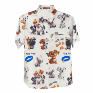 เสื้อเชิ้ตลายน้องหมา