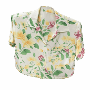 เสื้อลายดอกไม้